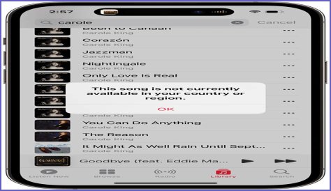 Why are some albums not available on iTunes?